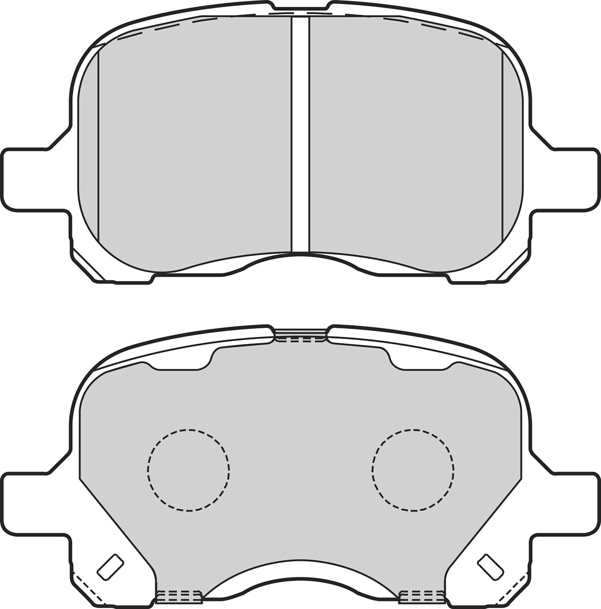 Jeu de 4 plaquettes de frein VALEO ref. 302749